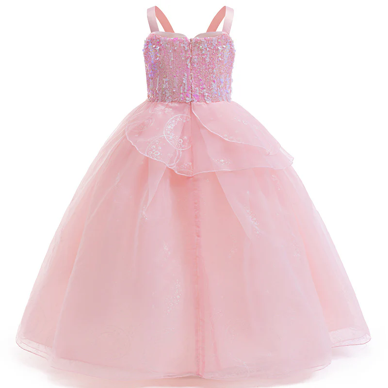 Kids Glinda Dress Pink Glinda Cosplay Costume for Girls 4-12 Years Old - Image 7