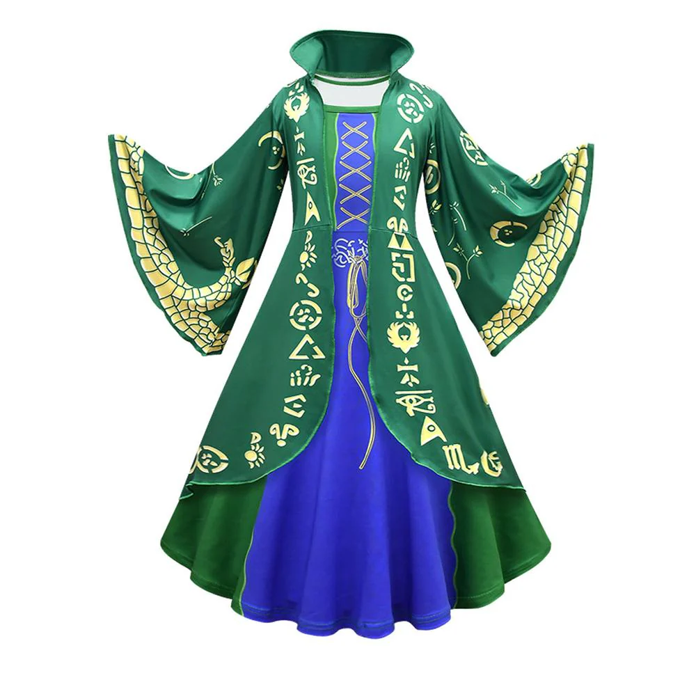Winifred Sanderson Costume Sanderson Sisters Costumes Kids Women Halloween Cosplay Dress Up - Image 4