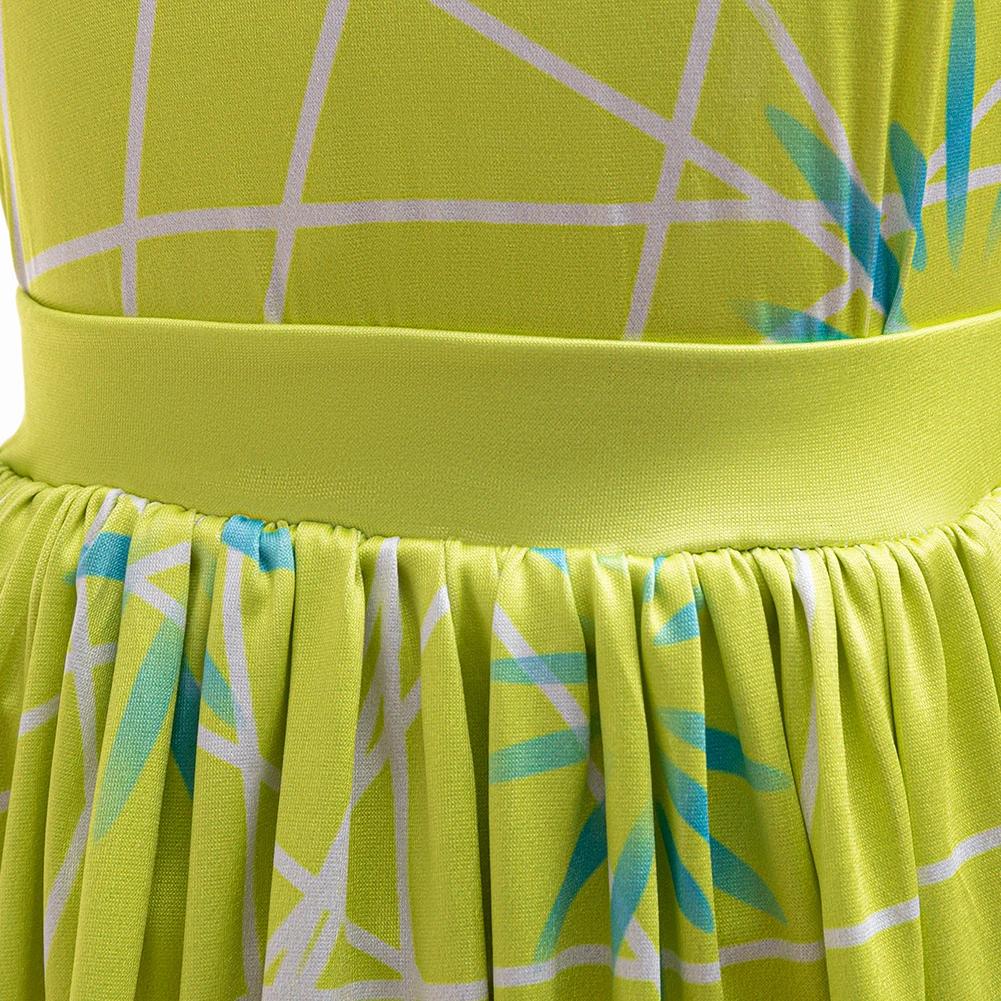Girls Joy Dress Movie Cosplay Outfit Birthday Party Dress Yellow Printing Dress - Image 8