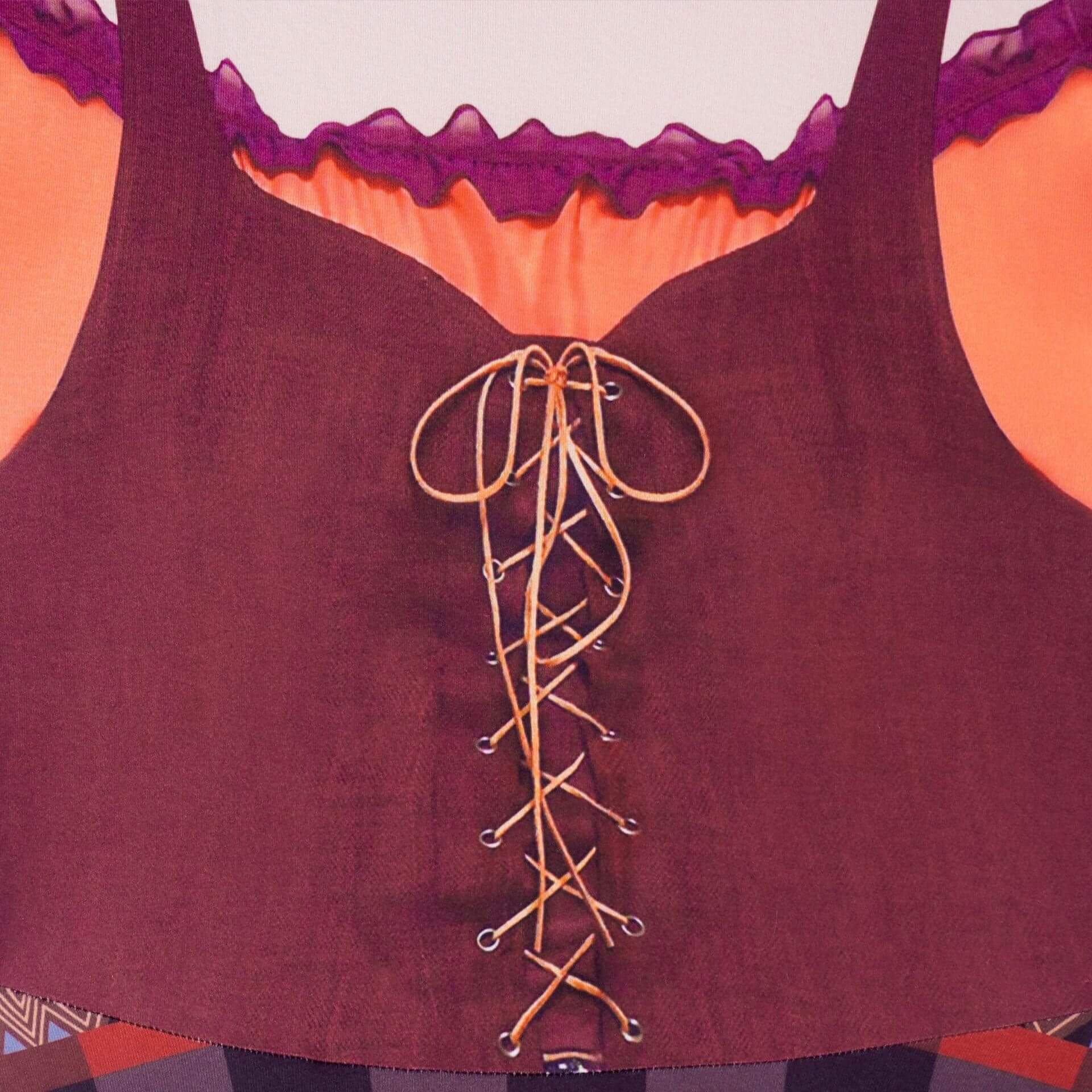 Kids Mary Sanderson Costume Girls Hocus Pocus Cosplay Dress Up for Halloween Carnival 3-10Y - Image 3