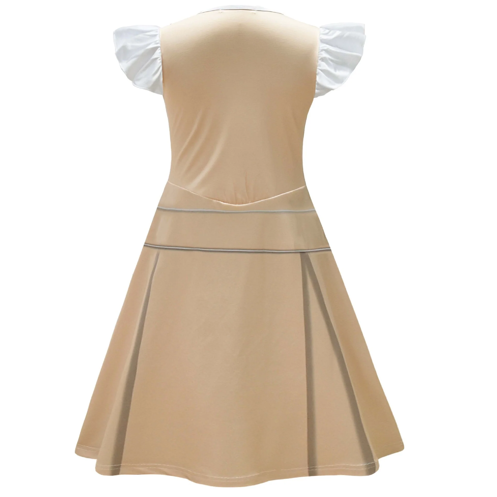 Girls Megan Dress Kids Horror Film AI Robot Doll Cosplay Costume Halloween Carnival Outfit - Image 3