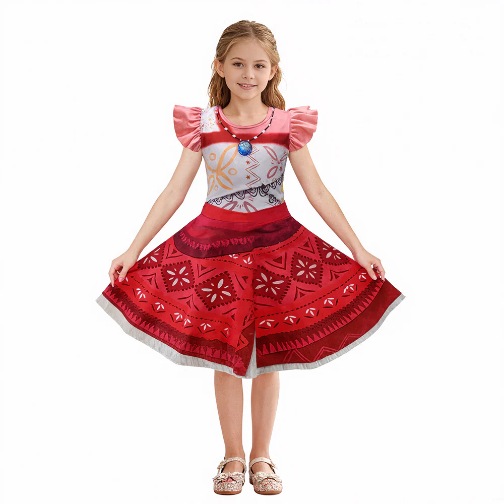 Kids Sea Princess Dress Halloween Costume Ocean Theme Party Cosplay Dress - Image 3