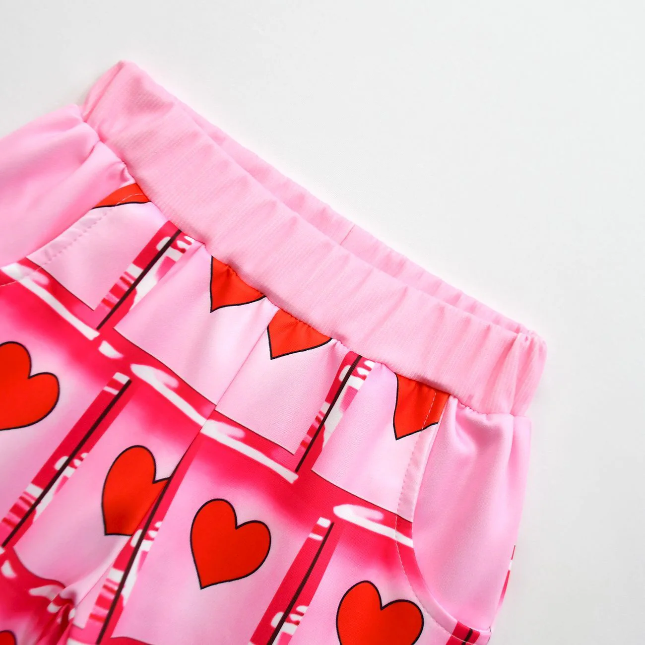 Girls Queen Of Hearts Costume Bridget Pink Dress Pants and Wig for Halloween Carnival - Image 11