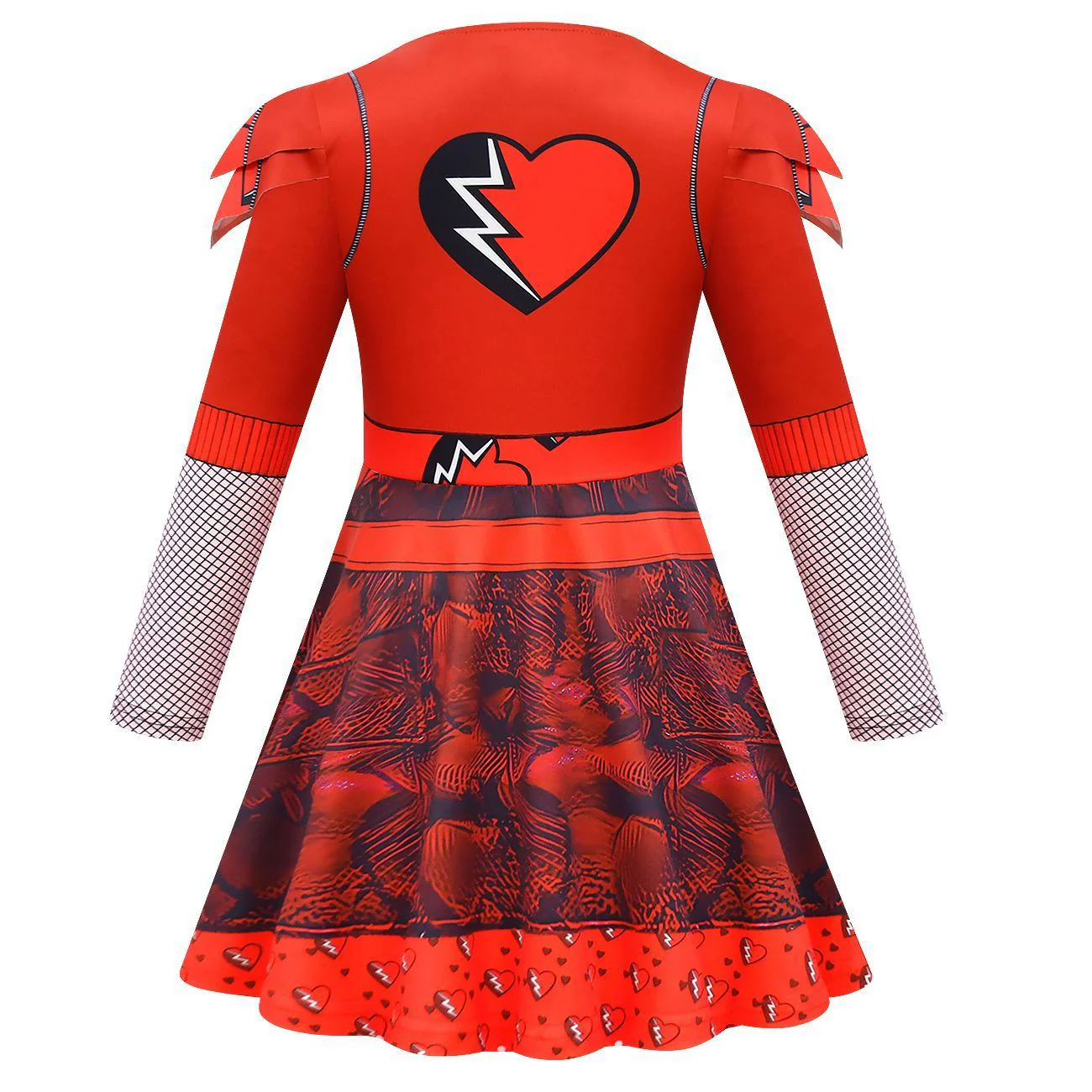 Kids Red Costume Party Carnival Cosplay Dress Halloween Costumes - Image 5