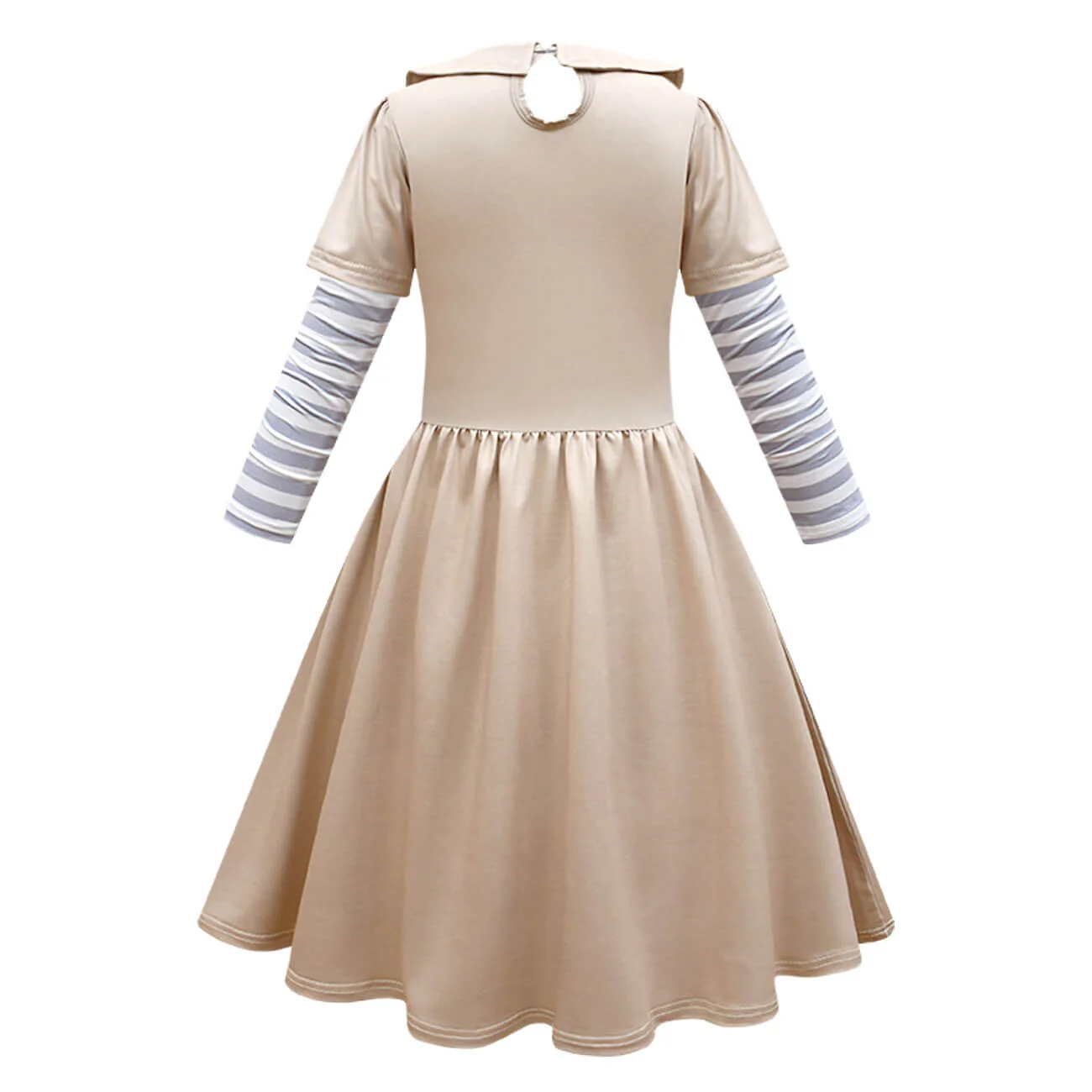 Girls Robot Doll Dress Horror Movie Costume for Kids Halloween AI Doll Cosplay Outfit Wig Full Set - Image 6
