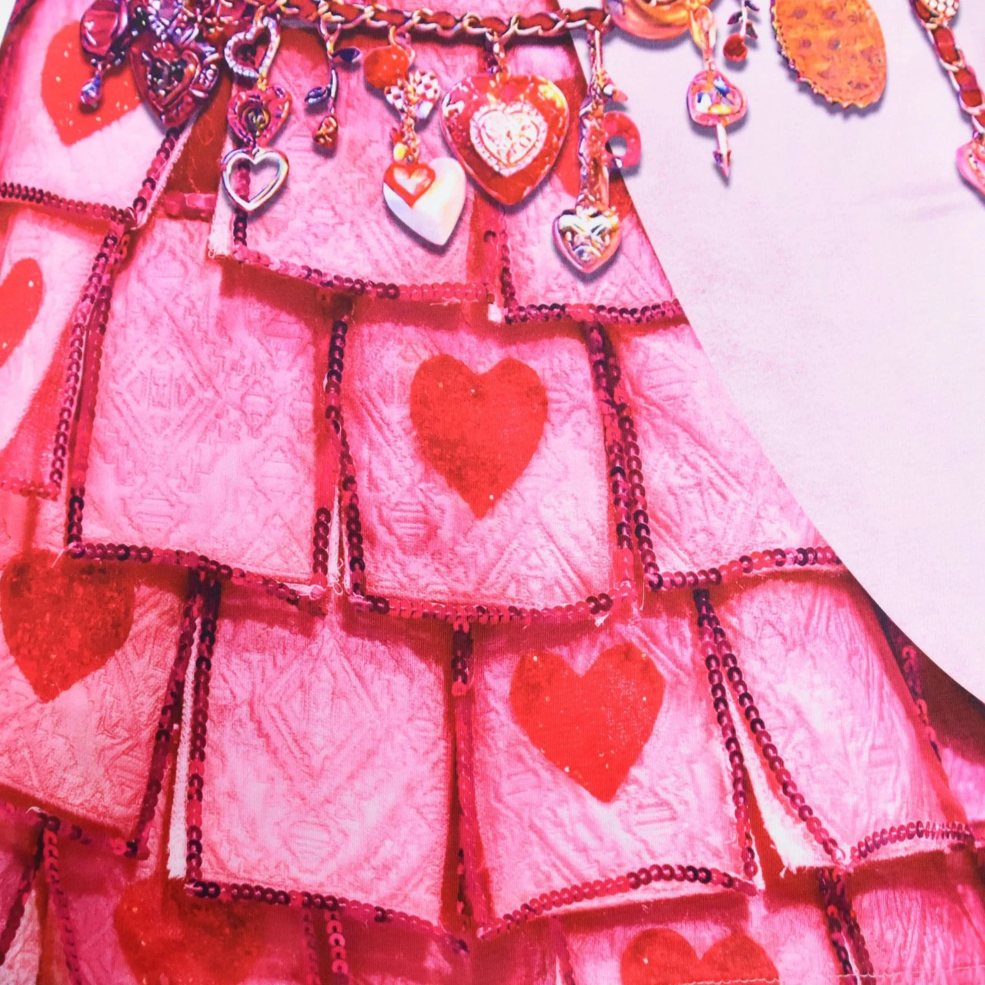 The Bridget Costume Pink Dress Princess The Queen of Hearts Costume - Image 9
