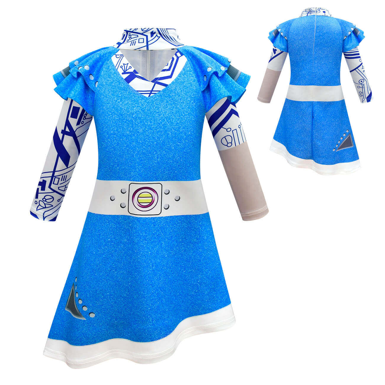 A-Li Aliens Dress Girls Halloween Costume Newest Zombies Cosplay Outfit - Image 5