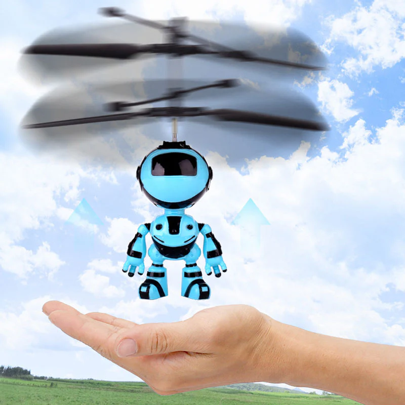 Hand Sensing Fly Robot Kids Suspension Aircraft Toys With USB - Image 3