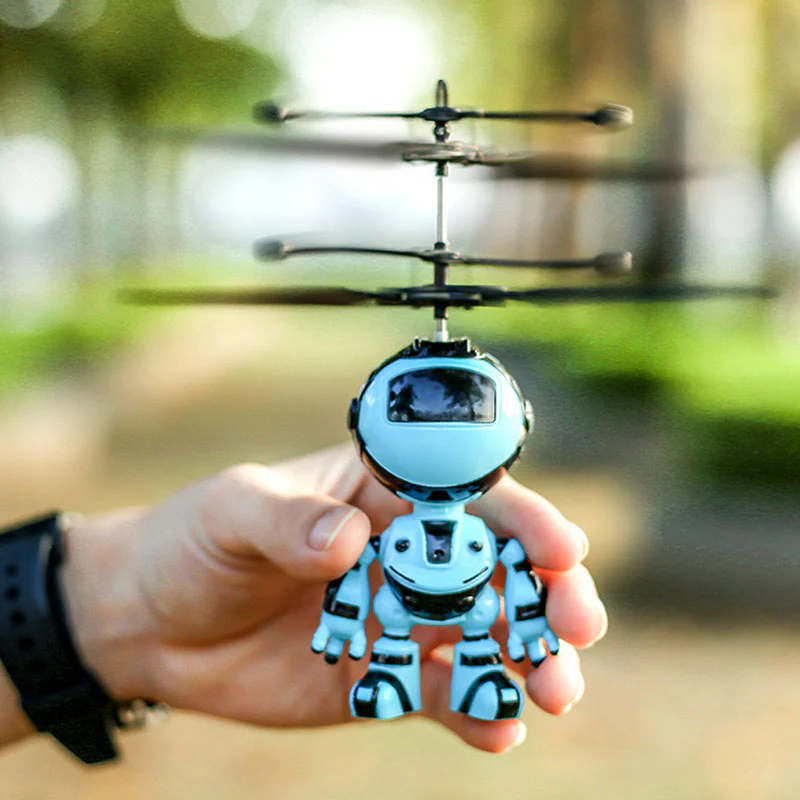 Hand Sensing Fly Robot Kids Suspension Aircraft Toys With USB - Image 6