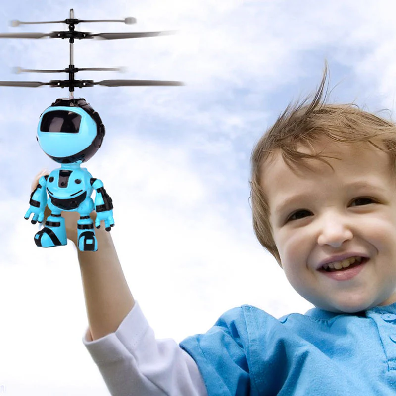 Hand Sensing Fly Robot Kids Suspension Aircraft Toys With USB - Image 7