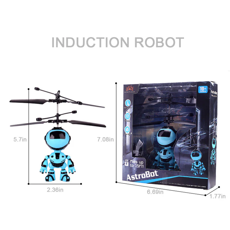 Hand Sensing Fly Robot Kids Suspension Aircraft Toys With USB - Image 8