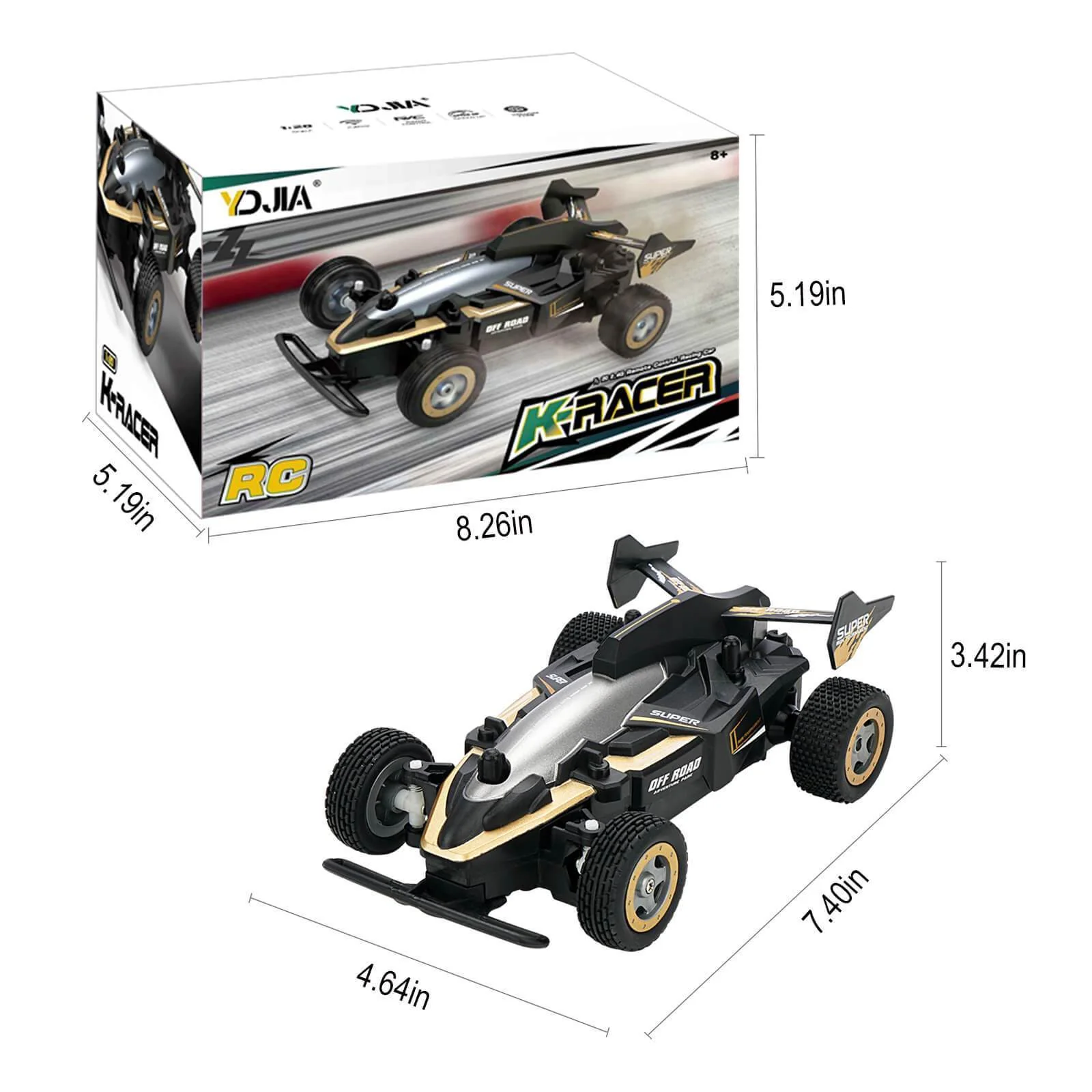 High Speed 1:20 Remote Control Car Off-road Fast Outdoor RC Toy Gift for Kids - Image 12
