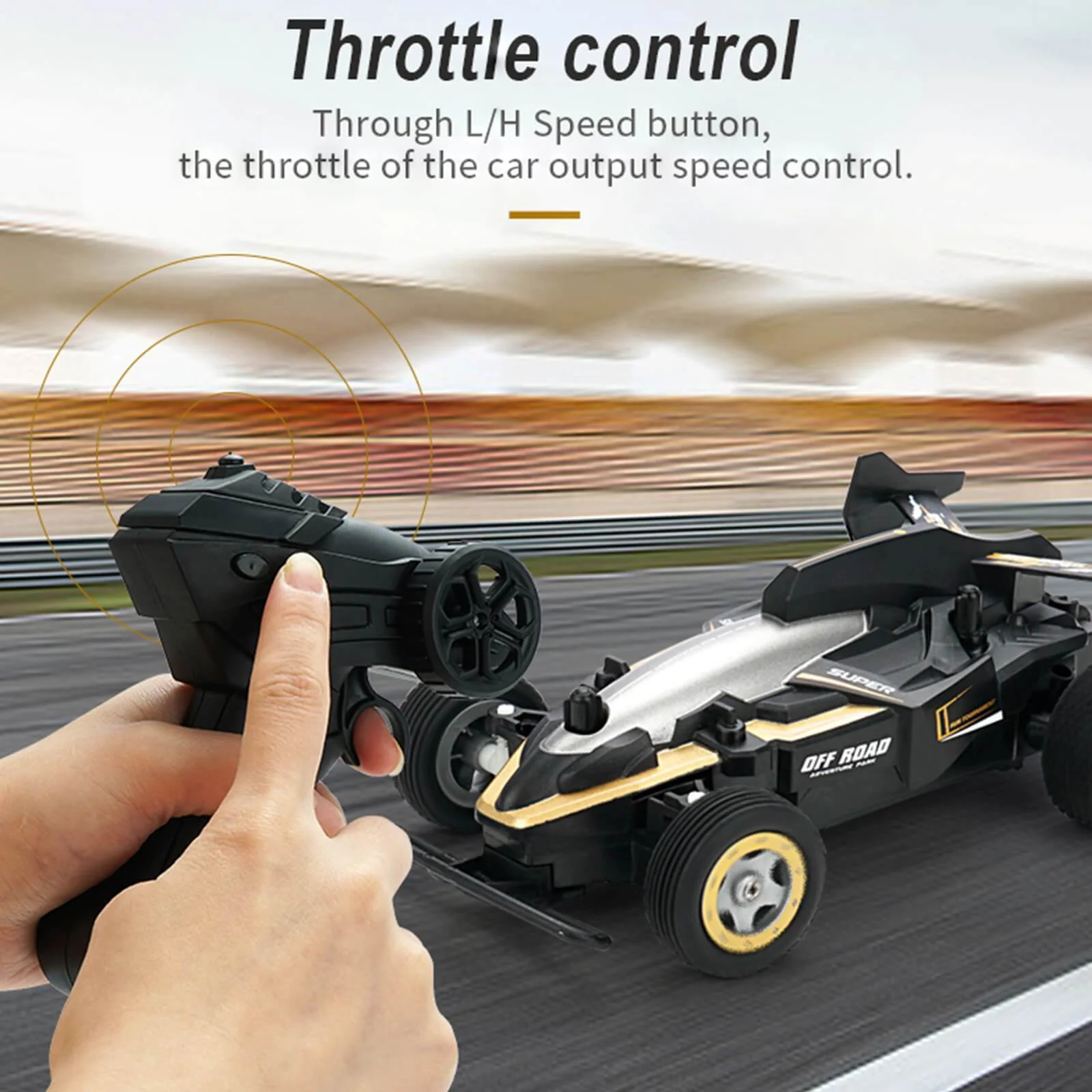High Speed 1:20 Remote Control Car Off-road Fast Outdoor RC Toy Gift for Kids - Image 8