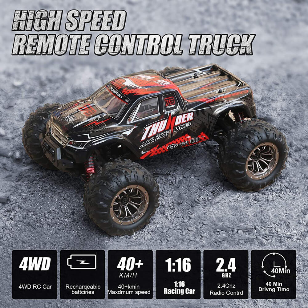 High Speed Remote Control Racing 4WD Off Road Monster Trucks Climbing Vehicle for Kids Adults - Image 5