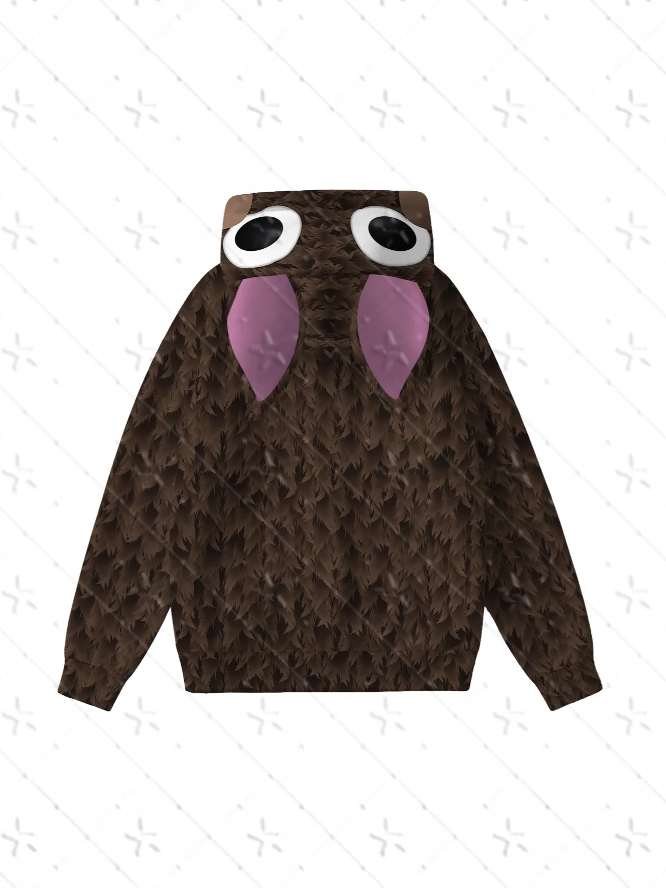 Horror Deer Hooded Sweatshirt and Pants Set Game Player Monster Tracksuit with Plus Size - Image 8
