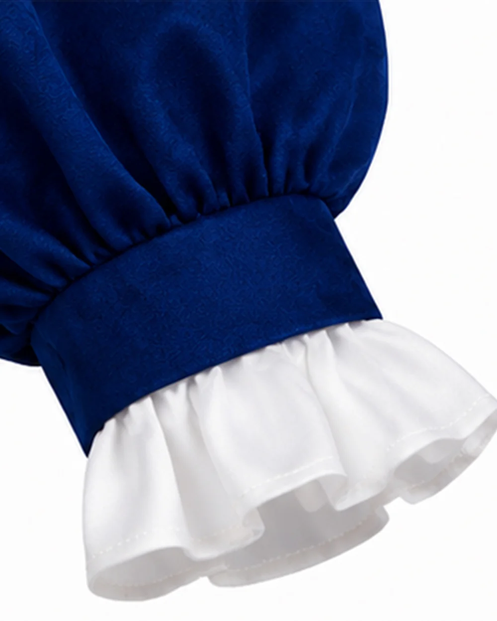 Gothic Costume Dark Blue Victorian Dress with Striped Socks Gloves for Girls Women Halloween Comic-Con - Image 8