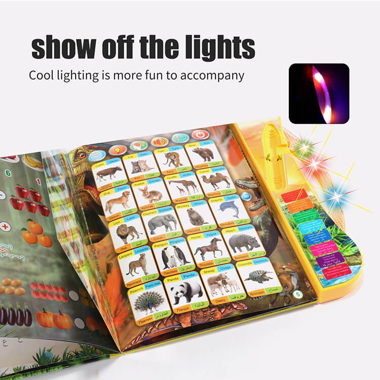 Interactive Dinosaur Sound Book with Realistic Dinosaur Roars Gift for Little Dino Lovers - Image 4