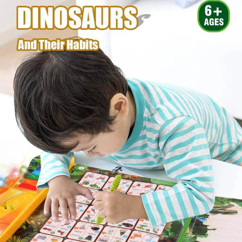 Interactive Dinosaur Sound Book with Realistic Dinosaur Roars Gift for Little Dino Lovers - Image 9