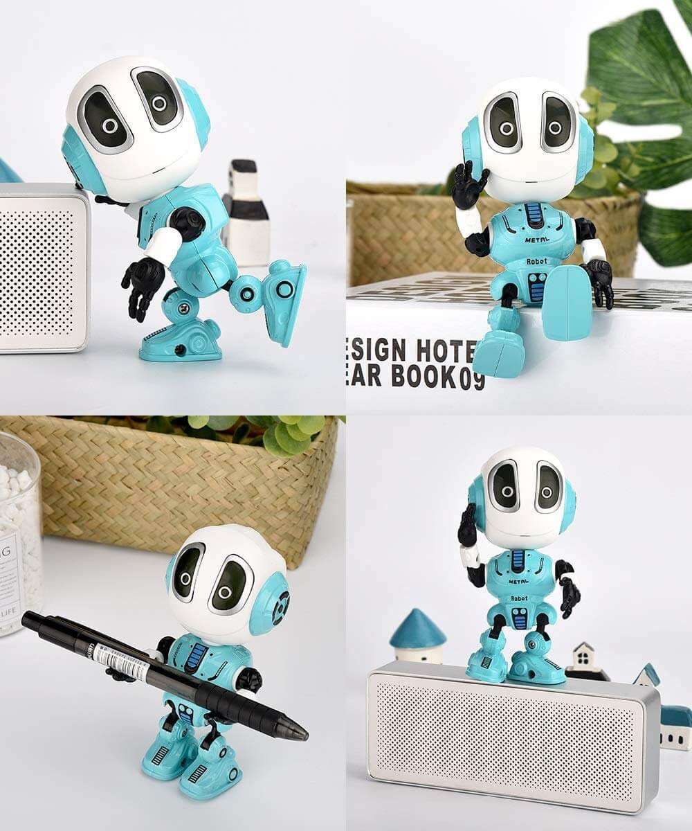 Interactive Voice Robot Intelligent Recording Alloy Gesture Touch Talking Robot Mini Electronic Doll - Image 8
