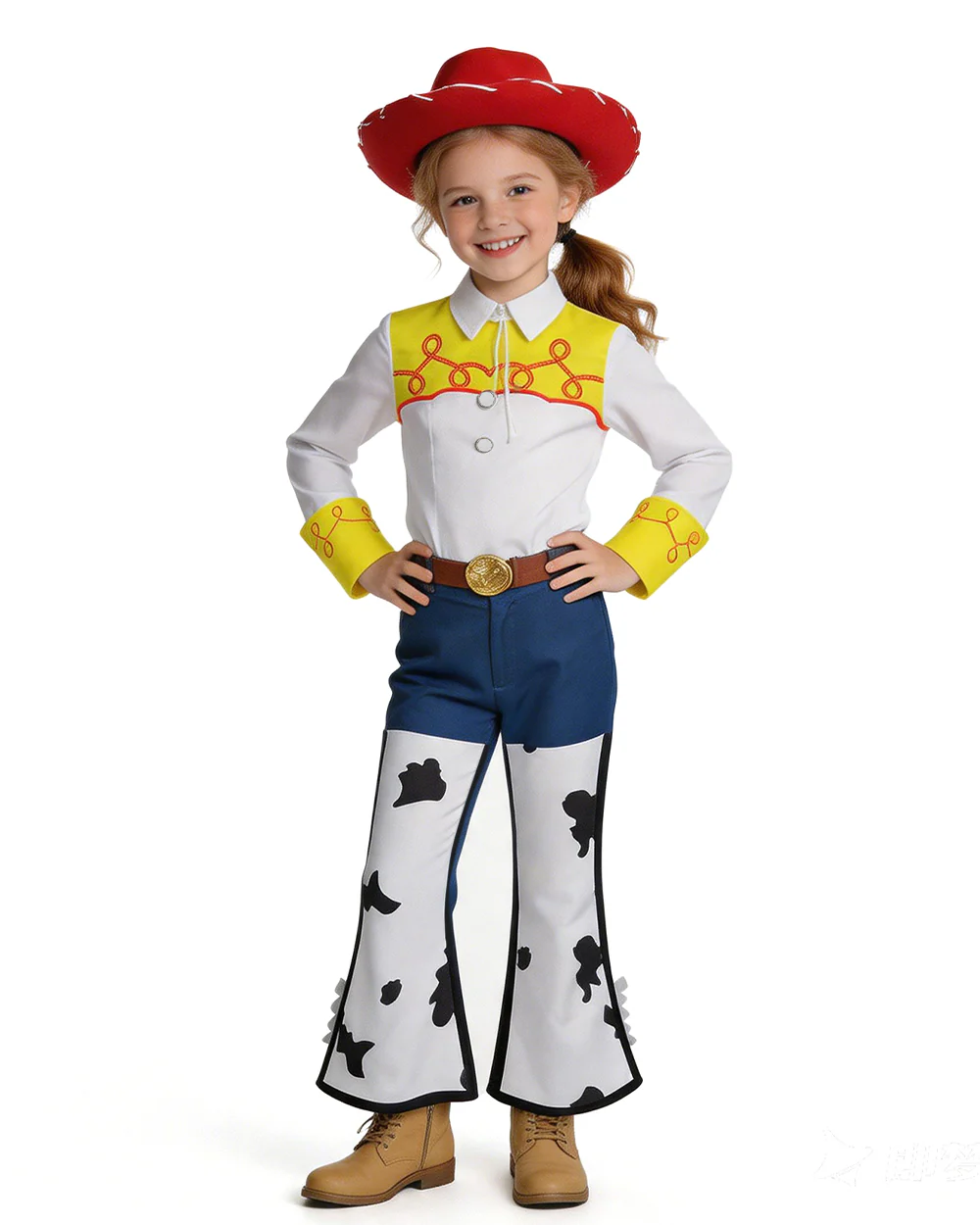 Jessie Cowgirl Costume 2026 Western Hat Shirt Pants and Accessories for Kids Adults Halloween Cosplay - Image 4
