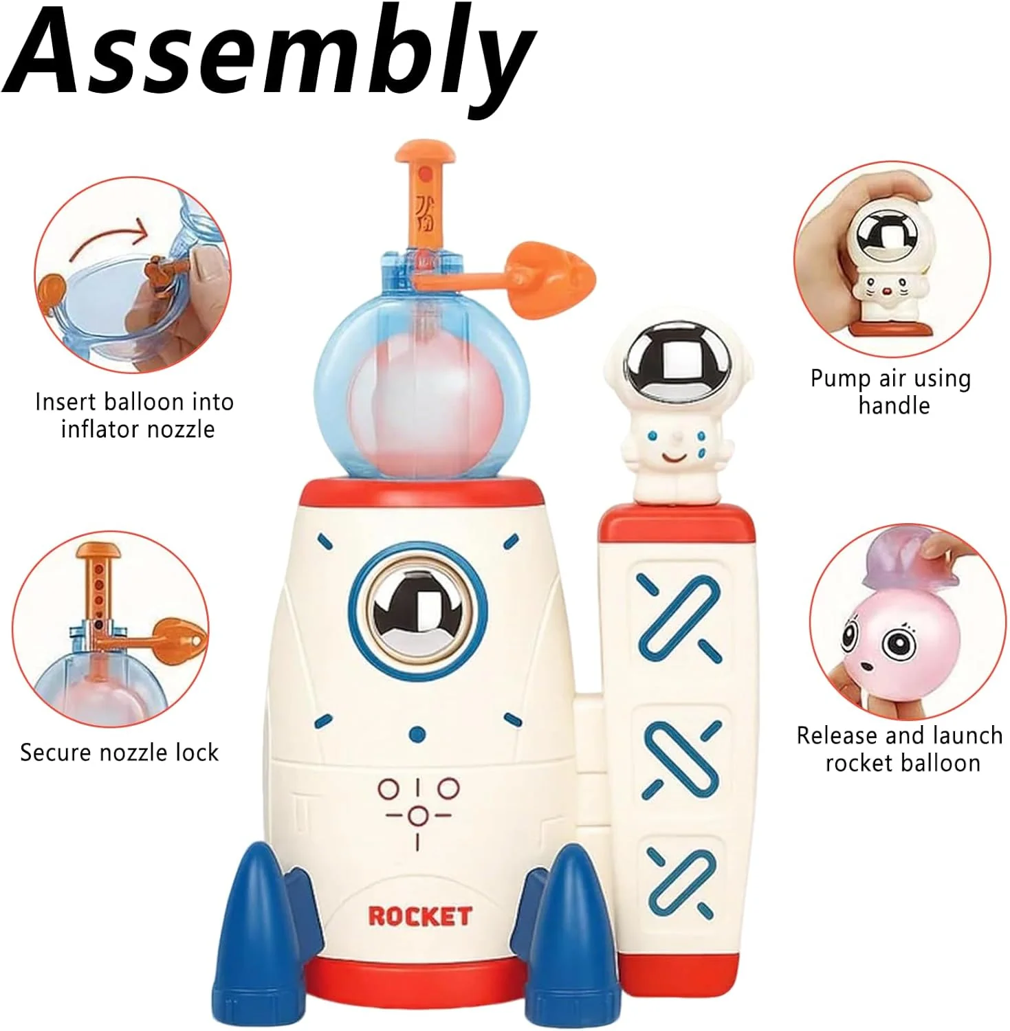 Kids 230pcs Space Magic Balloon Set Cute DIY Sticker Decorated Balloons Toy with Pump - Image 8