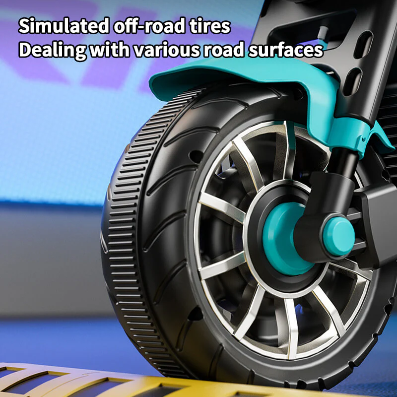 Kids 3-wheel Ride on Car 6V Electric Motorcycle Bluetooth Early Education Car - Image 9