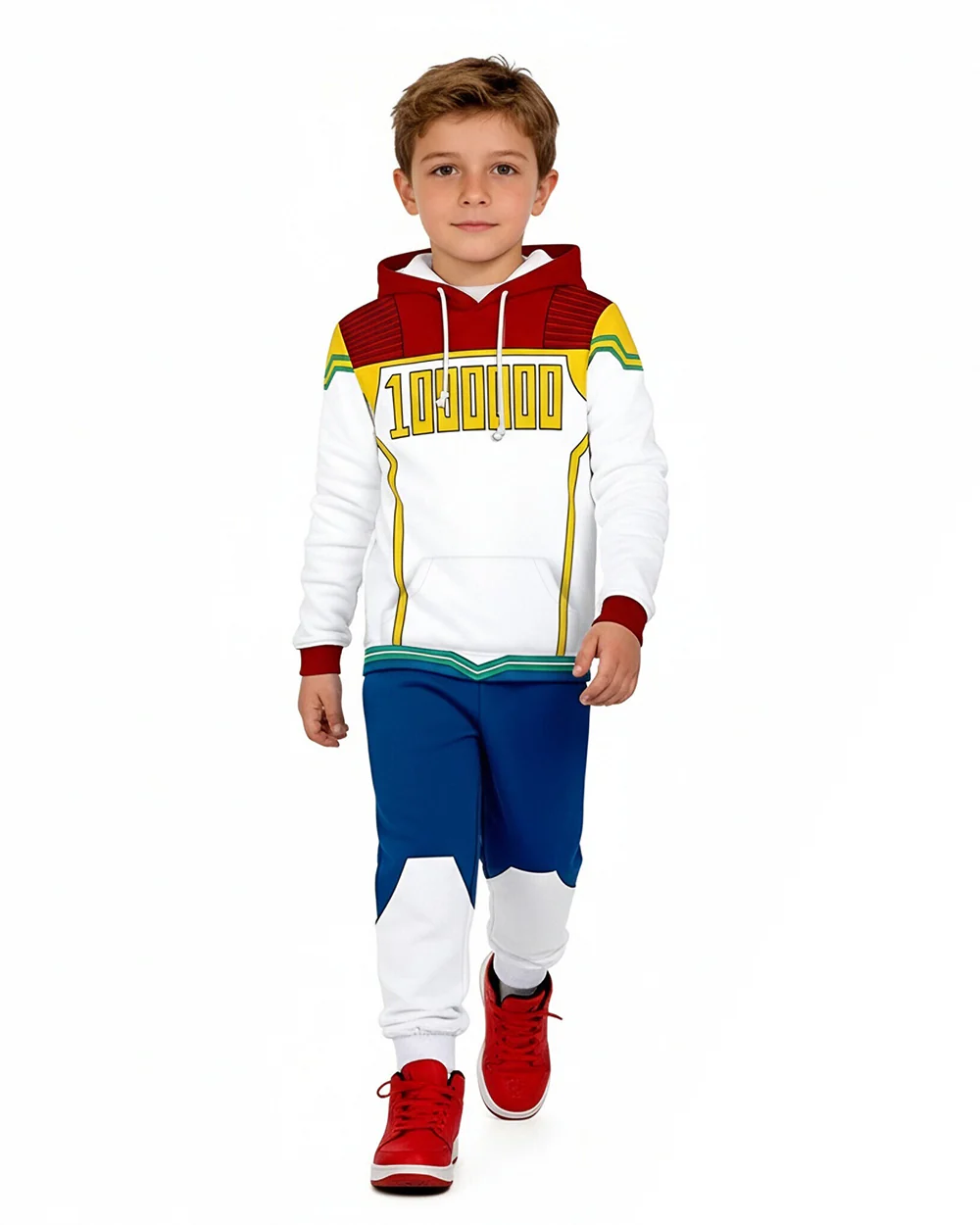 Kids Adult Hero Hooded Sweat Suit Unisex MHA Costume Hoodie Pants Set - Image 18