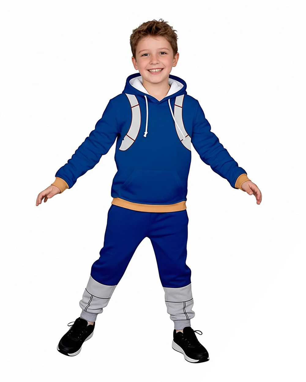 Kids Adult Hero Hooded Sweat Suit Unisex MHA Costume Hoodie Pants Set - Image 6