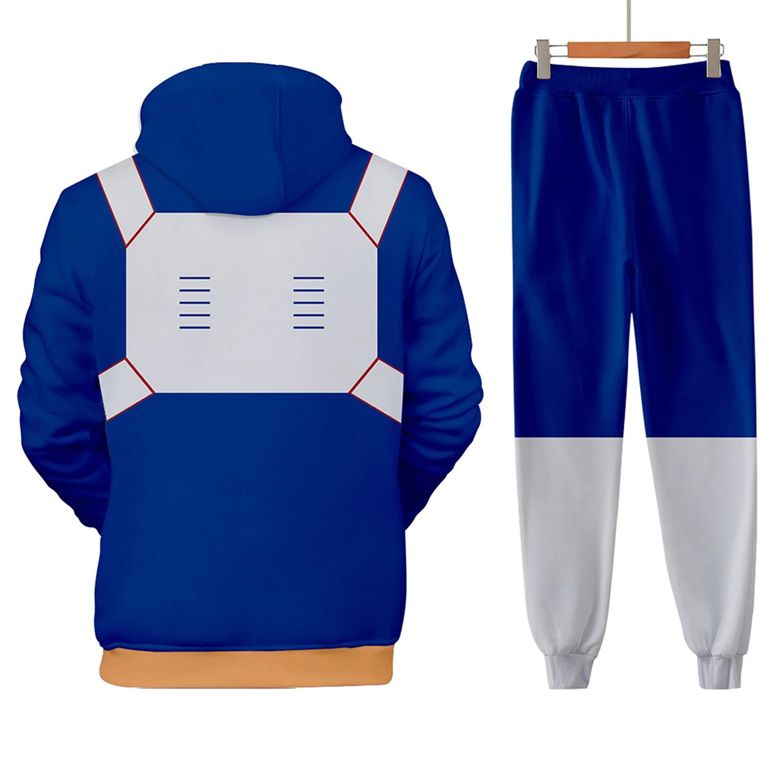 Kids Adult Hero Hooded Sweat Suit Unisex MHA Costume Hoodie Pants Set - Image 8