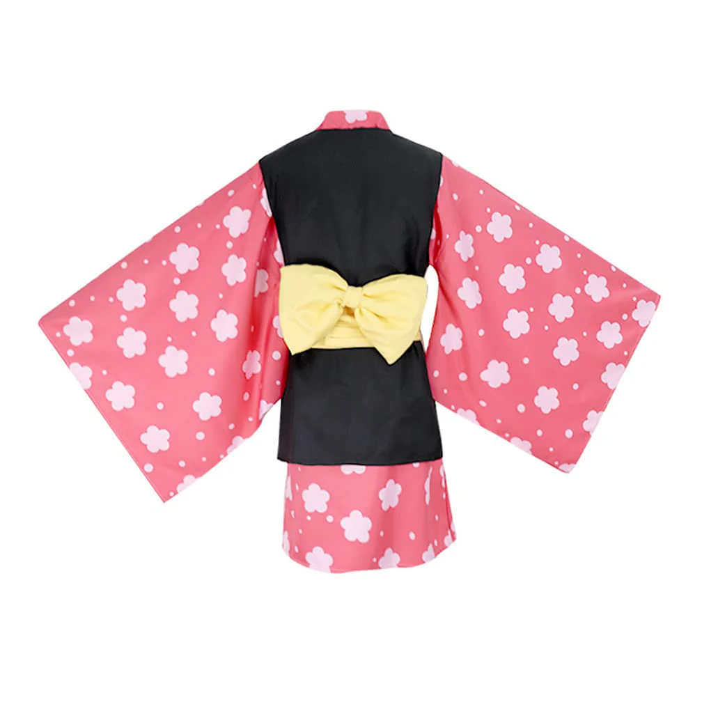 Kids/Adult Makomo Costume Halloween Makomo Cosplay Outfit Full Set Kimono Suit - Image 2