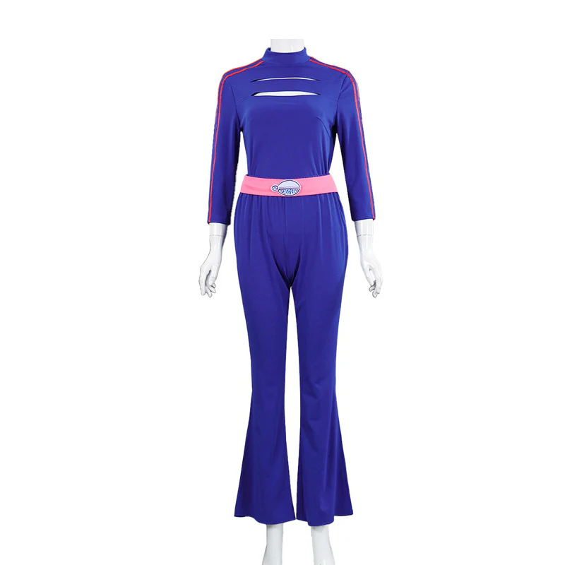 Kids Adults Addison Costume Zombies Blue Sweatshirt and Pants Suit for Cosplay Carnival - Image 3