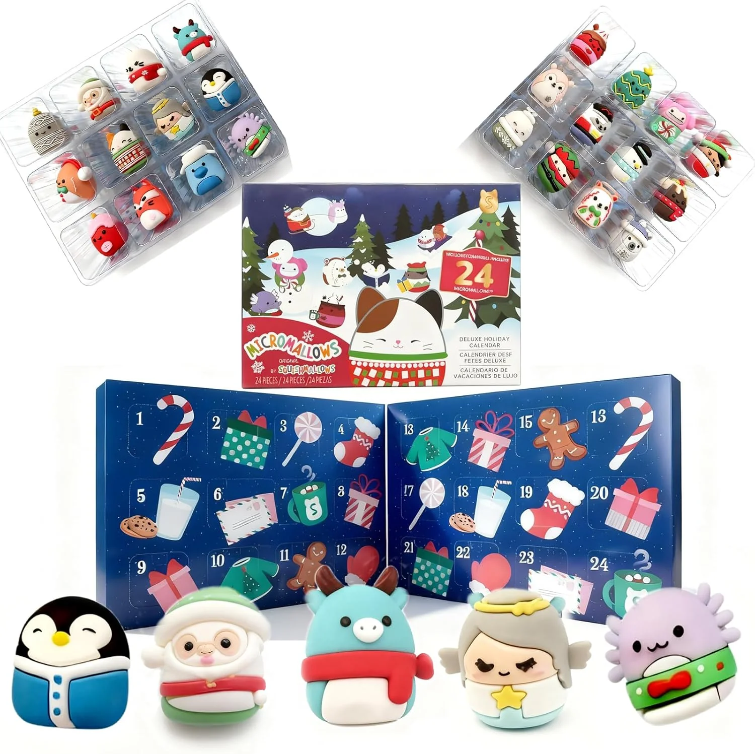 Kids Advent Calendar 2025 Cute Dolls Blind Box 24 Exquisite Toys Holiday Gifts - Image 2
