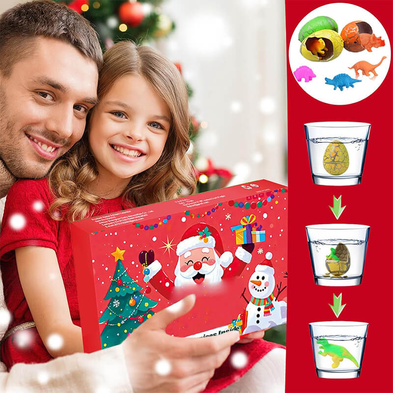 Kids Advent Calendar 2025 Dinosaur Eggs Blind Box 24pcs Dinosaur Figure Holiday Gift - Image 5