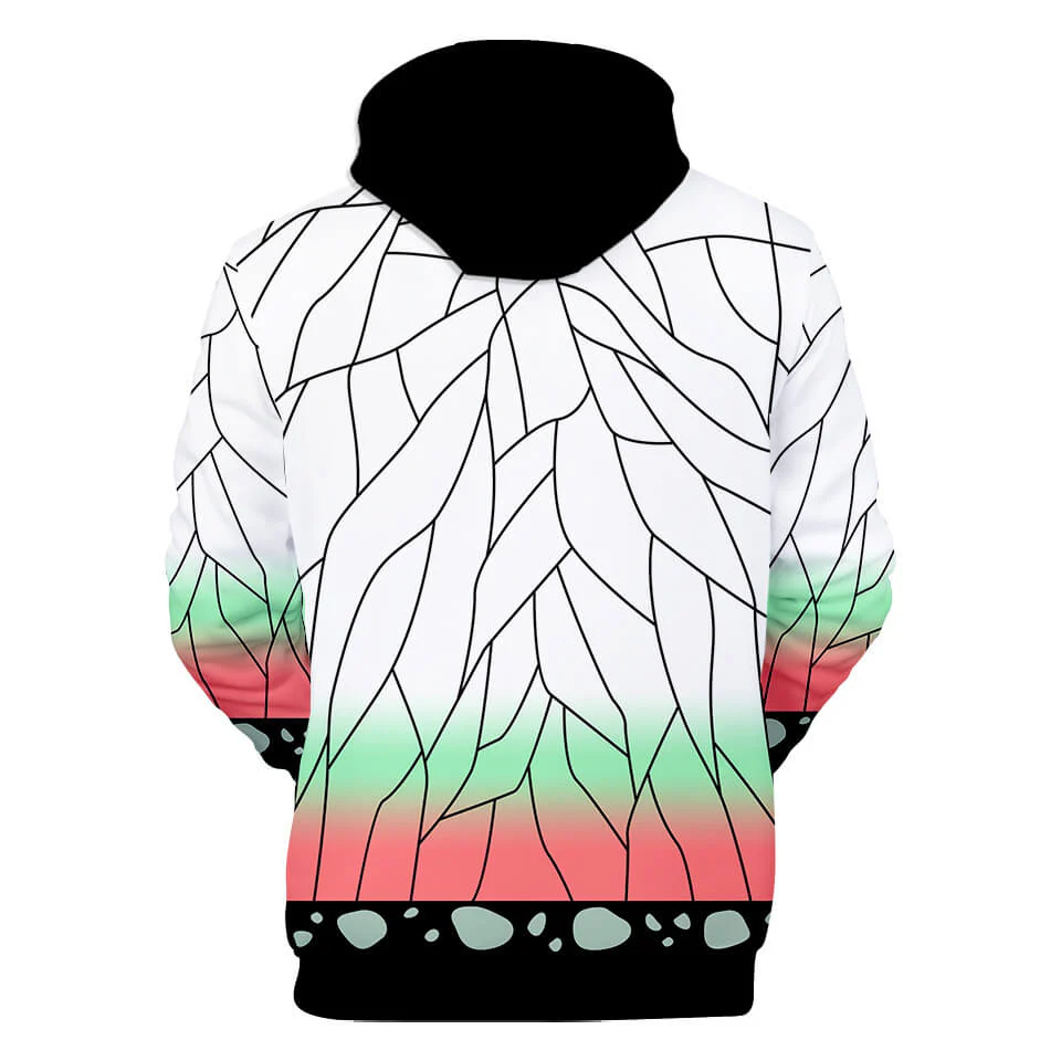 Kids and Teens Cosplay Hoodie Tanjiro Nezuko Zenitsu Giyu Inosuke Sweatshirts - Image 10