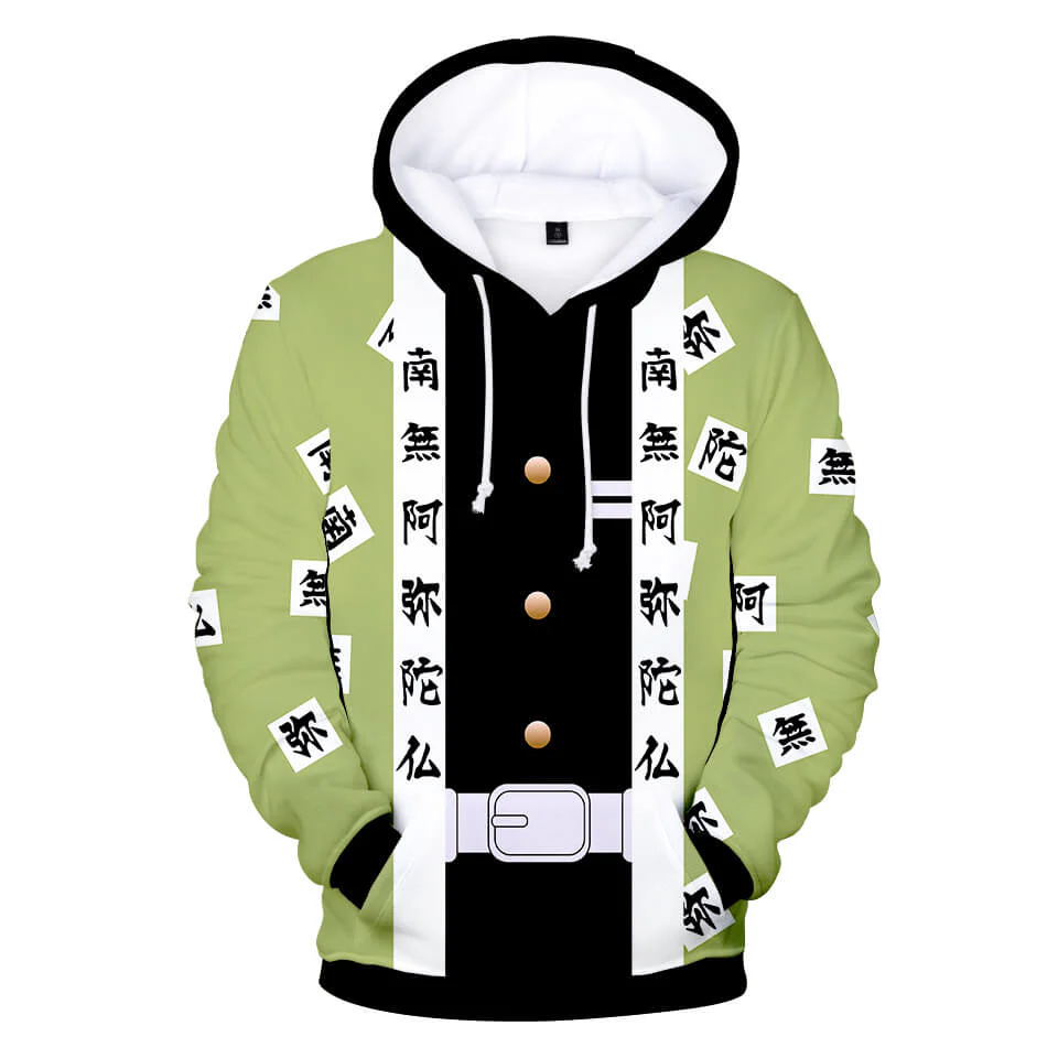 Kids and Teens Cosplay Hoodie Tanjiro Nezuko Zenitsu Giyu Inosuke Sweatshirts - Image 11