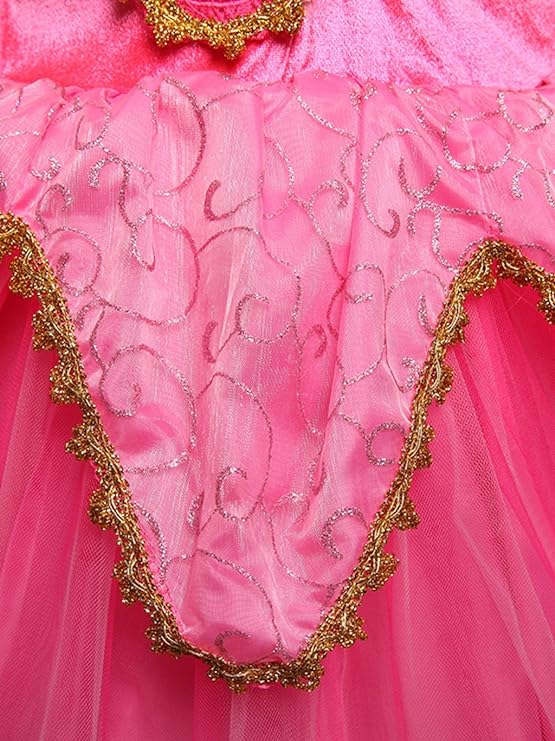 Aurora Costumes Princess Light Up Dress Kids Party Dress LED Birthday Dress - Image 7