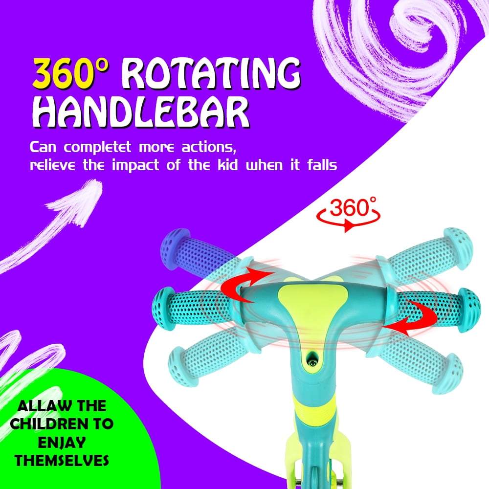 Kids Balance Bike Dinosaur Bike 2 Wheels with Foldable Footrest Ride-on Toys For Boy Girls - Image 6