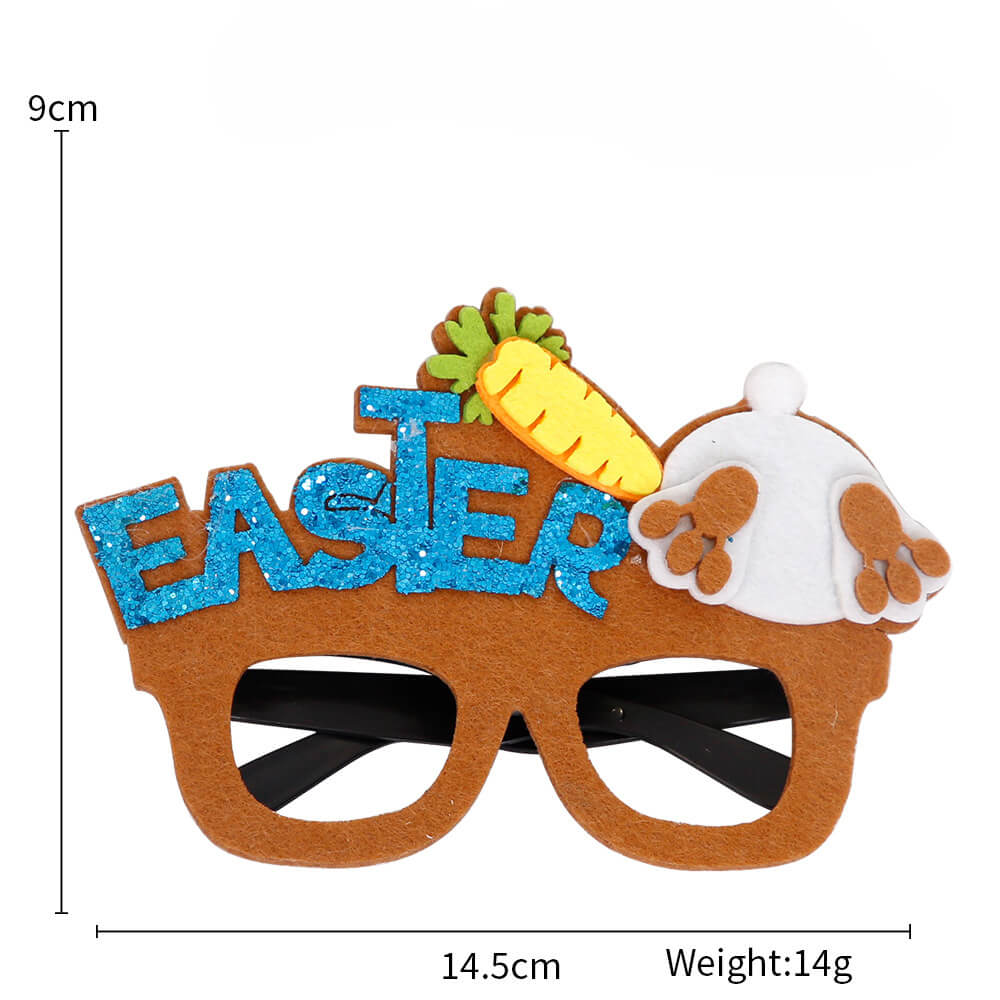 Kids Bunny Glasses 6pcs Hatching Eggs Easter Eyeglasses for Party Supplies Easter Chick Glasses - Image 3