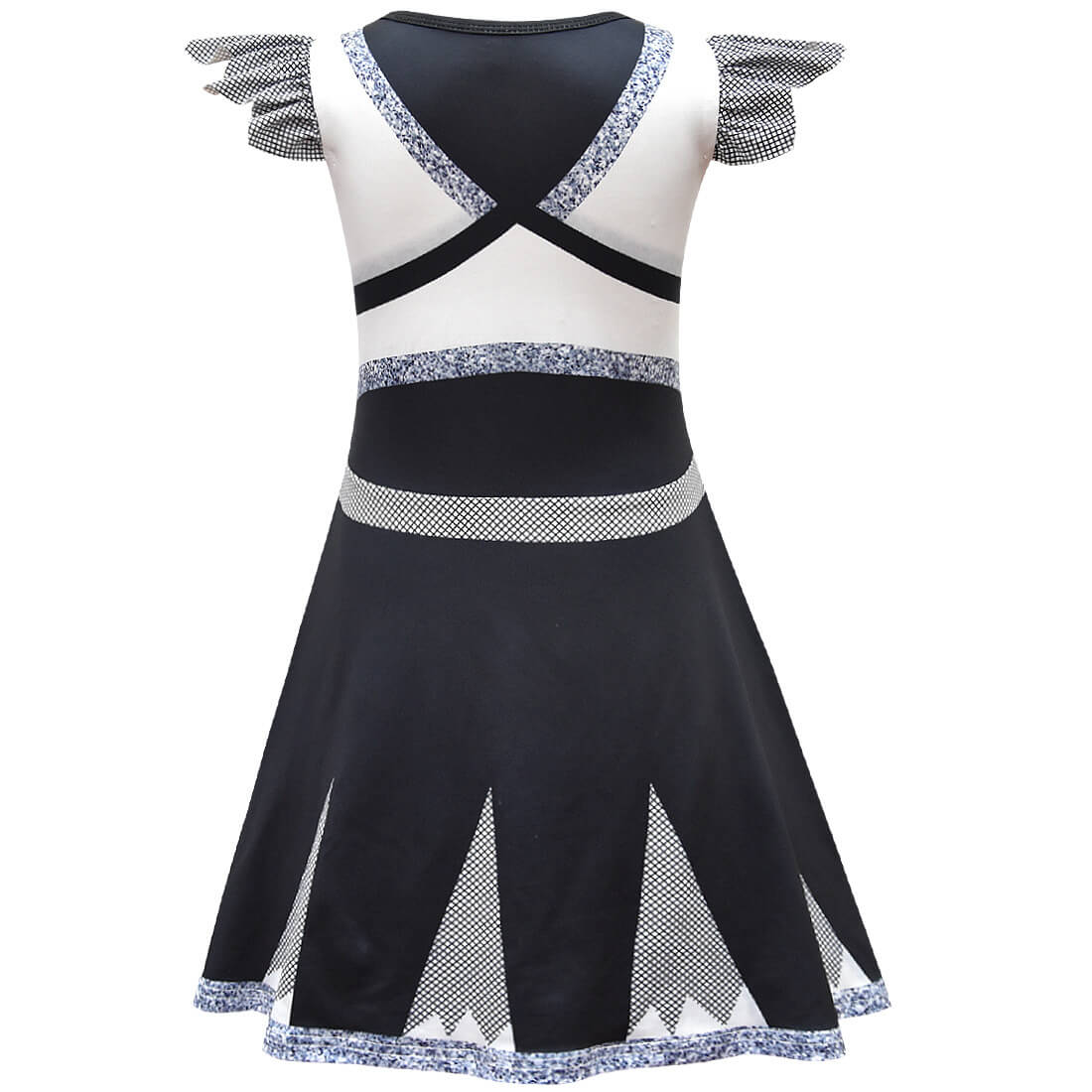 Kids Cheerleader Costume Halloween Cosplay Dress Fancy Halloween Outfit for Cheer - Image 3