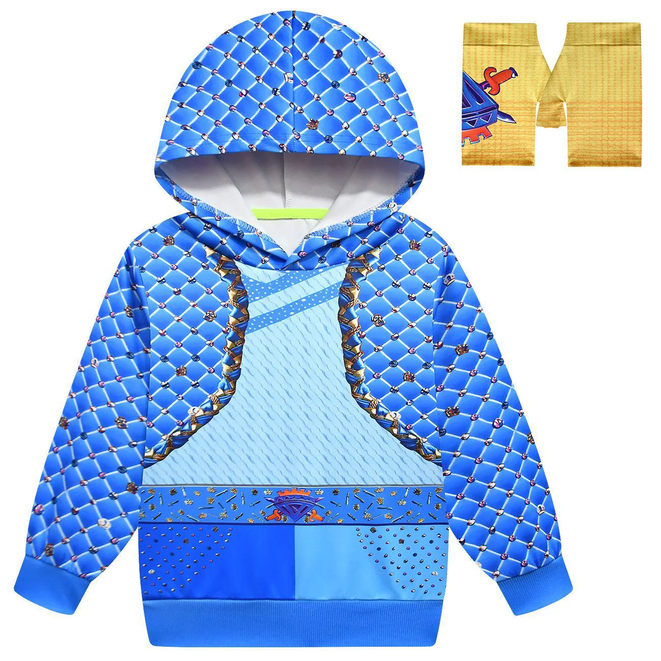 Kids Chloe Charming Costume Hooded Sweat Suit for Dress Up Party - Image 4