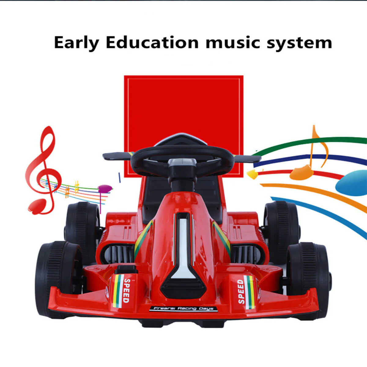 Kids Electric Go Kart with Remote 12V Battery Powered Drift Car Ride on Cars with Music & Light For Boys Girls - Image 10