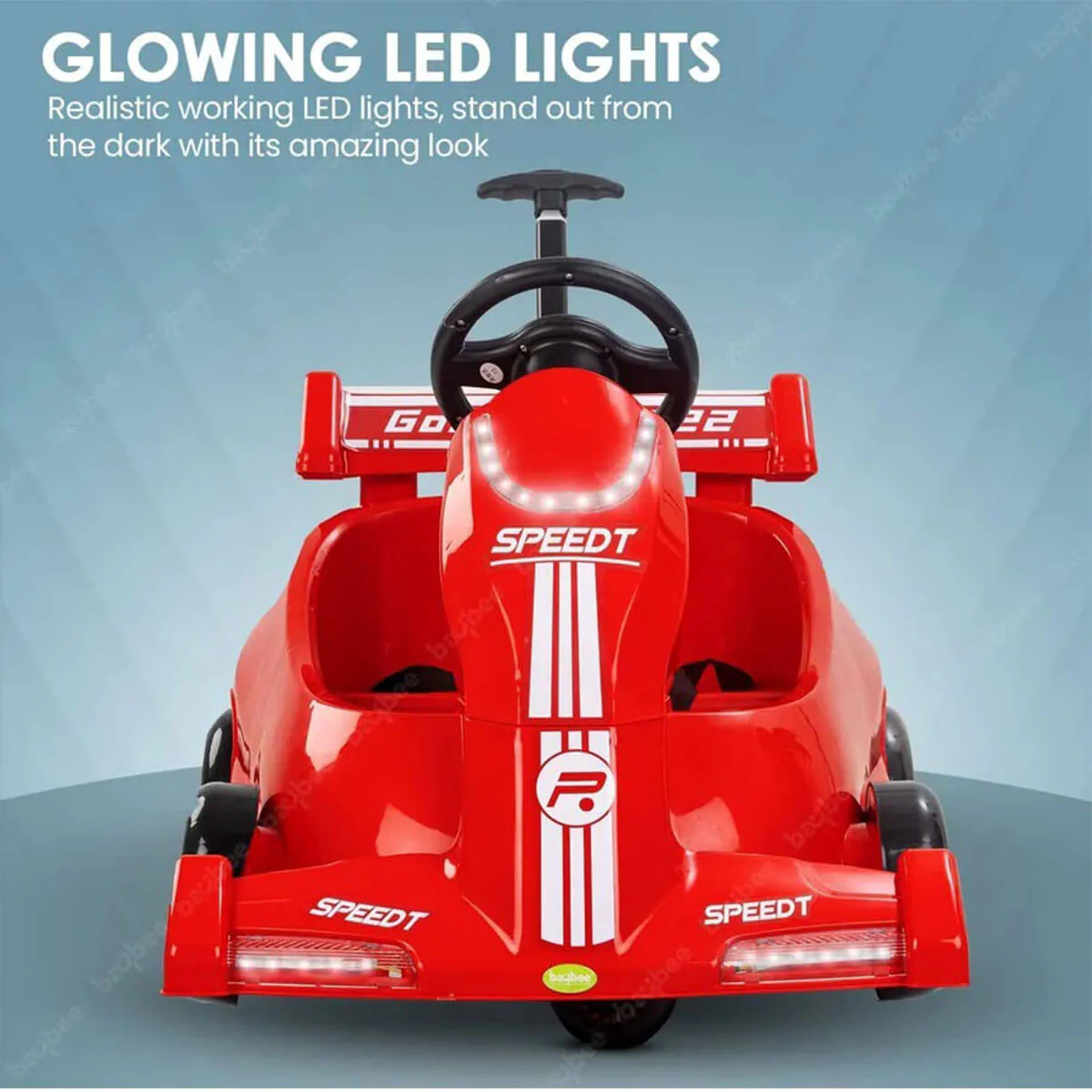 Kids Electric Go Kart with Remote & Adjustable Push Bar Dual Drive Drift Ride on Cars For Boys Girls - Image 10
