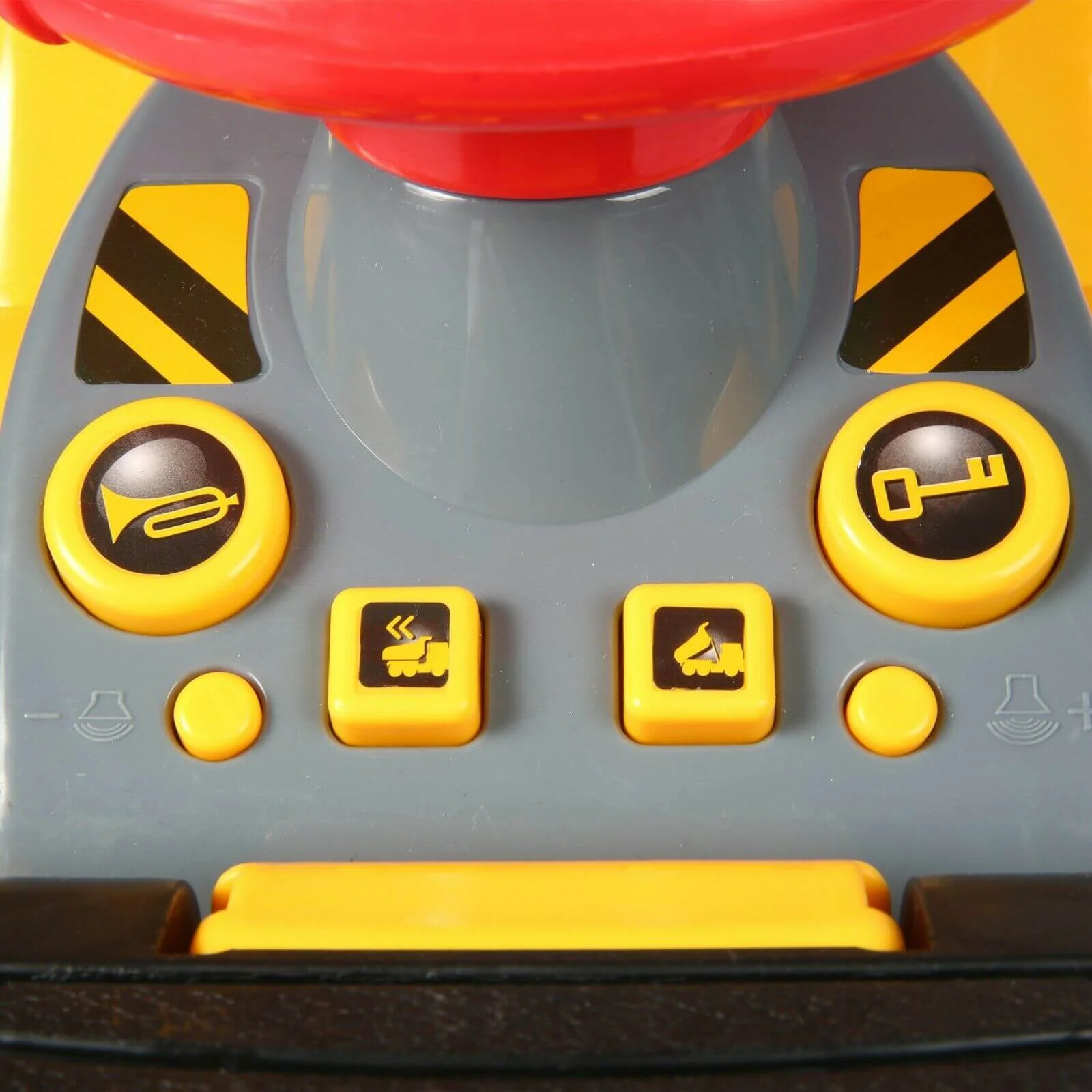 Kids Ride-on Excavator Toys Outdoor Digger and Bulldozer Truck With Safety Helmet and Simulation Sound - Image 10