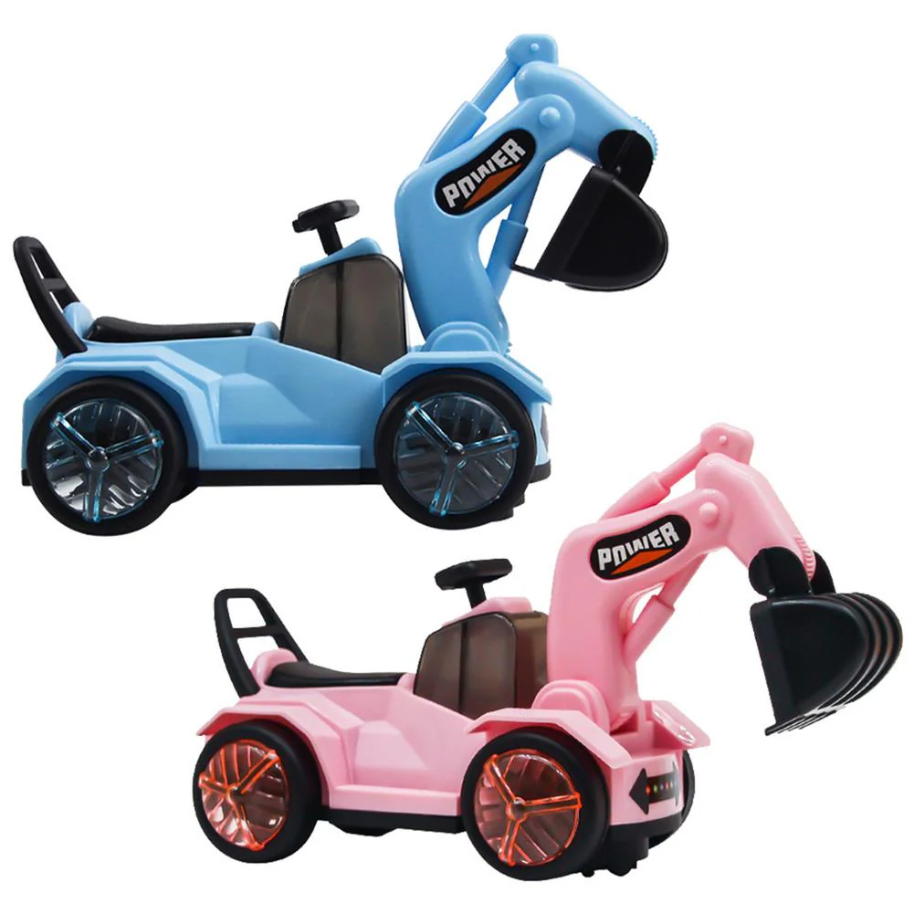 Kids Excavator Toy Music Light Engineering Vehicle Toy Electric Toy Car For Girls Boy Outdoor Fun Kids Toys - Image 2