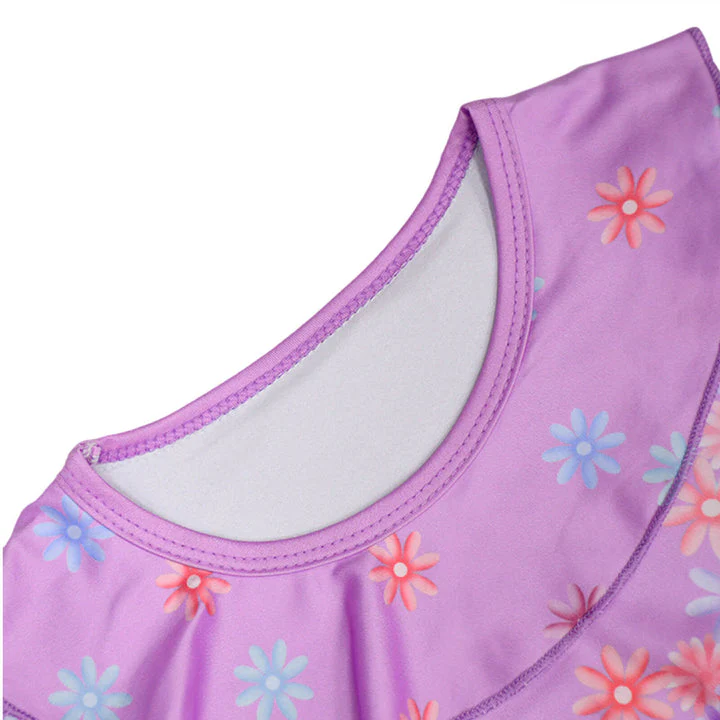 Kids Mirabel Dress Familia Madrigal Cosplay Dresses Halloween Party Dress Up Costume - Image 12