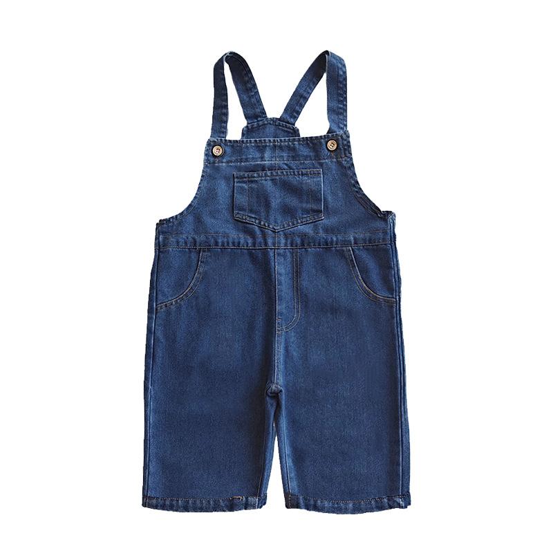 Kids Halloween Outfit Toddler Denim Overalls Yellow Shirt Goggles Wig Suit for Cosplay - Image 3