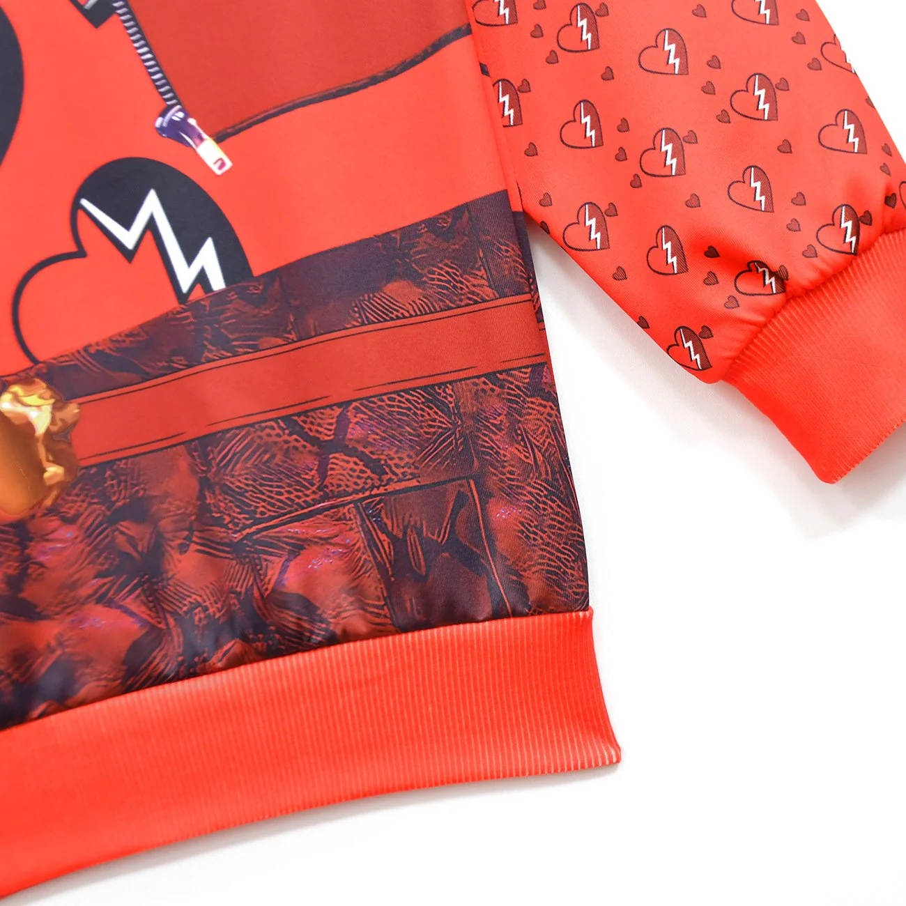 Kids Princess Red Hoodie and Pants Red Hooded Sweat Suit for Daily Wear - Image 9