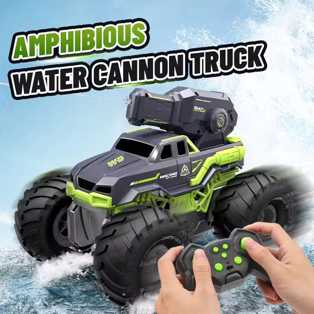 Kids RC Amphibious Vehicle 2.4G High Pressure Water Gun Car Two Speeds Off-road Car - Image 11