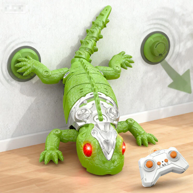 Kids RC Wall Climbing Gecko Electric Wall Crawler Gecko 360° Rotation RC Car with Light - Image 9
