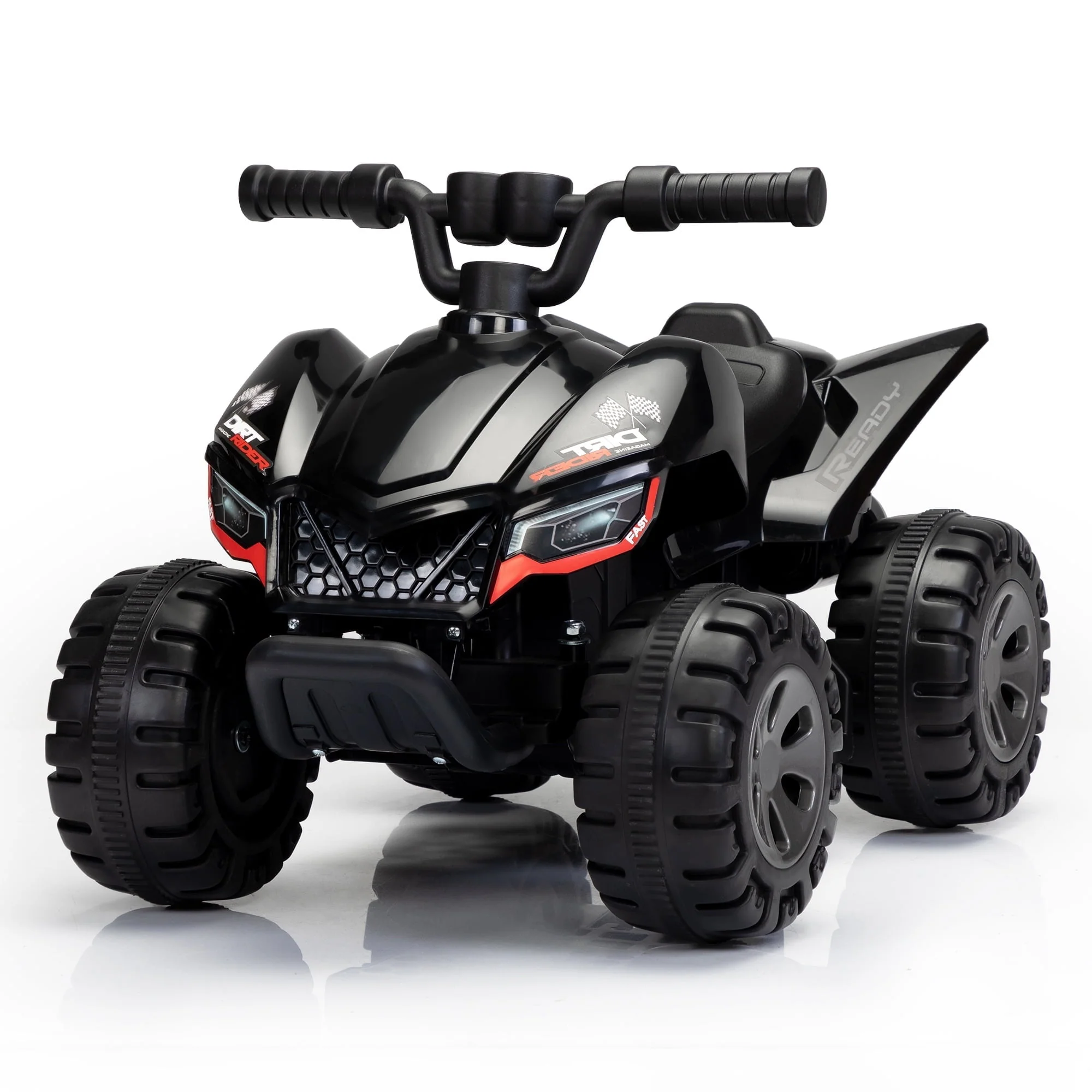Kids Ride-on ATV 6V Battery Powered Electric Quad Car with Music LED Lights and Spray 4 Wheeled Ride-on Toy - Image 12